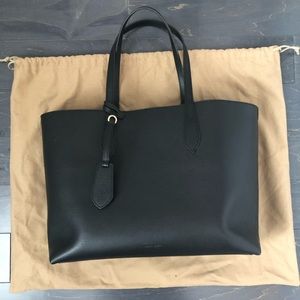 Burberry Haymarket Check Reversible Leather Tote